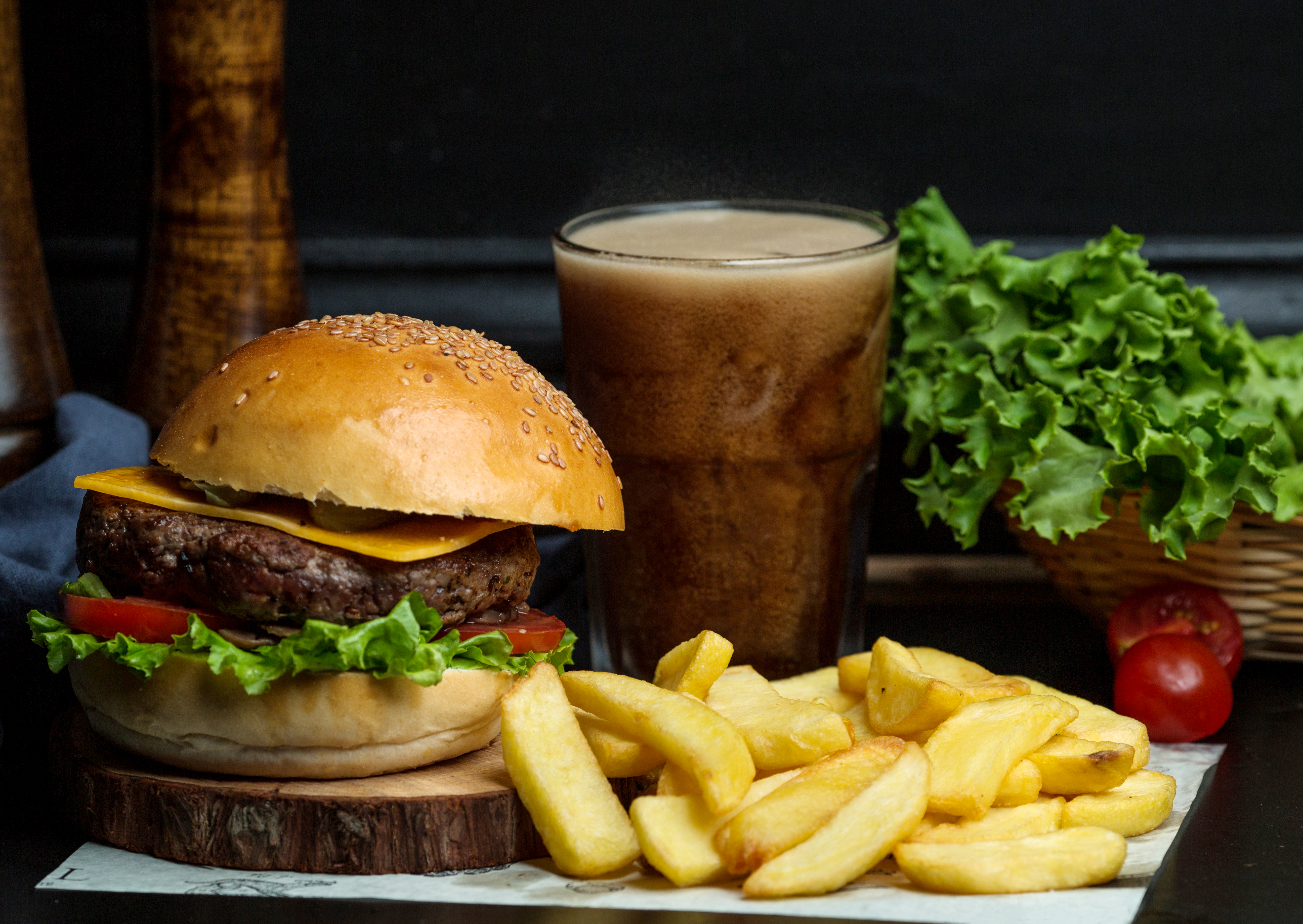 burger & French Fries